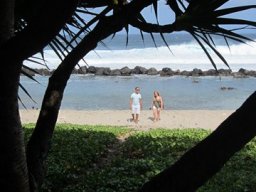 Visite de la petite cousine !